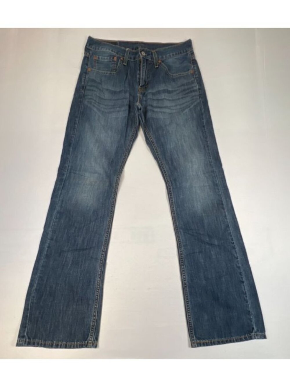 Levi's 527 Men's W31 L32 Slim Boot Cut Blue Denim Jeans Casual